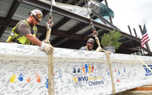 WVU Medicine raises final beam for Children’s Hospital